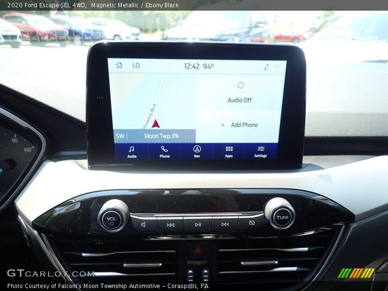 Magnetic Metallic / Ebony Black 2020 Ford Escape SEL 4WD