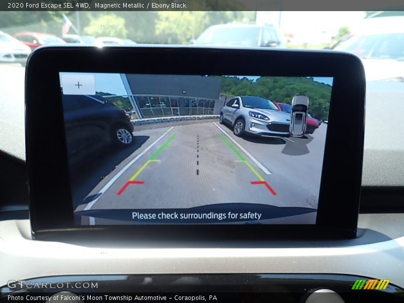 Magnetic Metallic / Ebony Black 2020 Ford Escape SEL 4WD