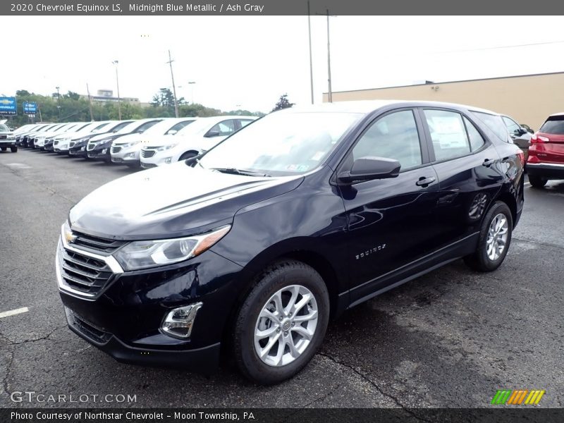 Midnight Blue Metallic / Ash Gray 2020 Chevrolet Equinox LS