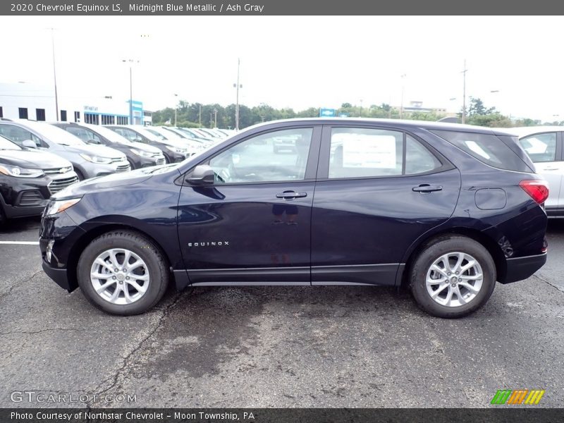 Midnight Blue Metallic / Ash Gray 2020 Chevrolet Equinox LS