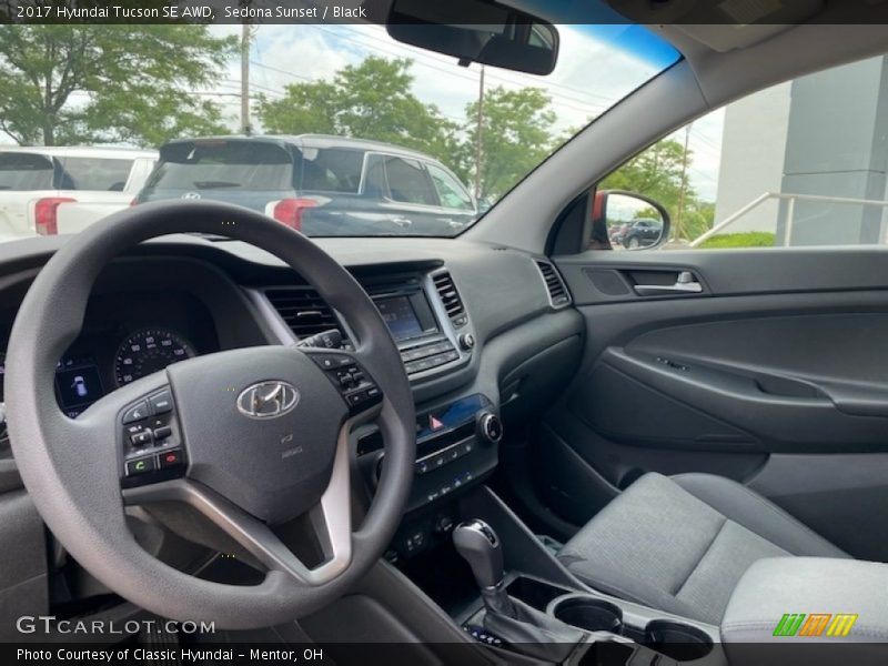 Sedona Sunset / Black 2017 Hyundai Tucson SE AWD
