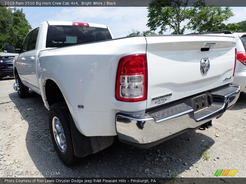 Bright White / Black 2019 Ram 3500 Big Horn Crew Cab 4x4