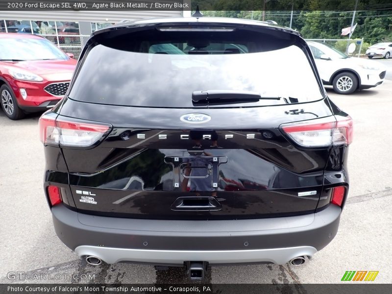 Agate Black Metallic / Ebony Black 2020 Ford Escape SEL 4WD