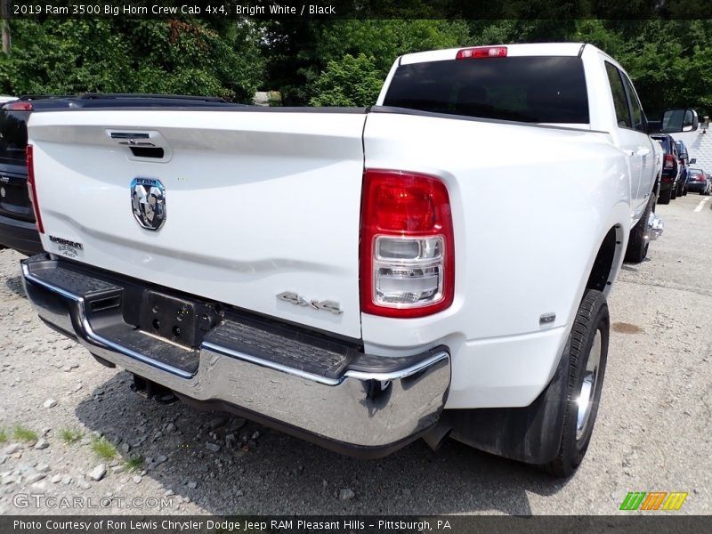 Bright White / Black 2019 Ram 3500 Big Horn Crew Cab 4x4