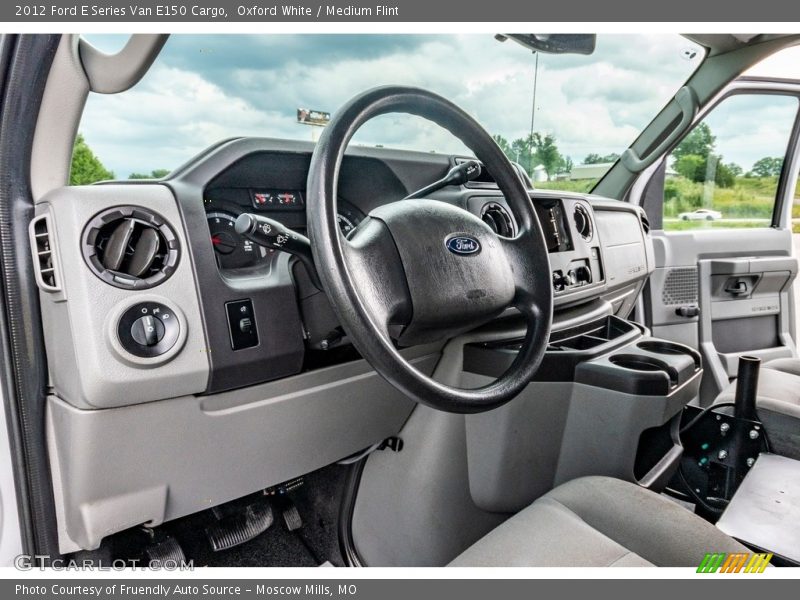 Oxford White / Medium Flint 2012 Ford E Series Van E150 Cargo