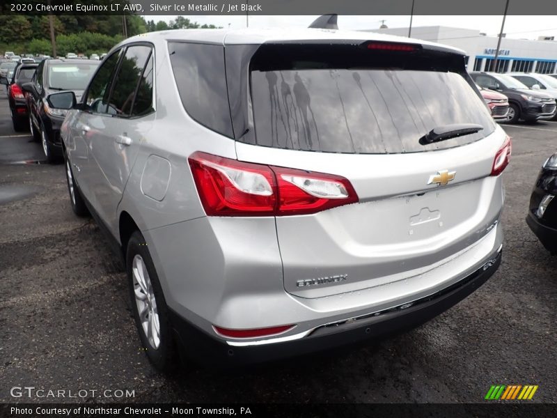 Silver Ice Metallic / Jet Black 2020 Chevrolet Equinox LT AWD