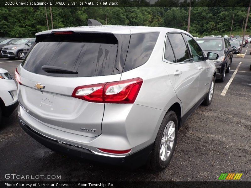 Silver Ice Metallic / Jet Black 2020 Chevrolet Equinox LT AWD