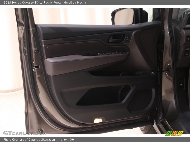 Pacific Pewter Metallic / Mocha 2019 Honda Odyssey EX-L