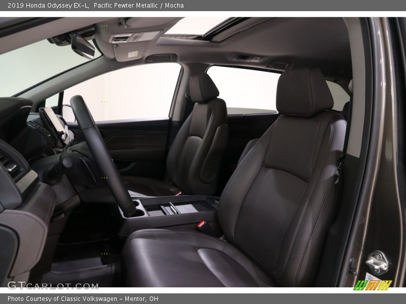 Pacific Pewter Metallic / Mocha 2019 Honda Odyssey EX-L