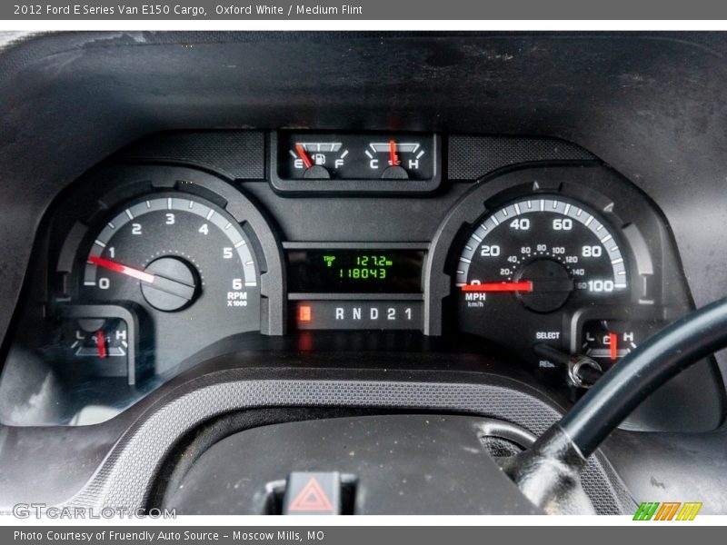 Oxford White / Medium Flint 2012 Ford E Series Van E150 Cargo