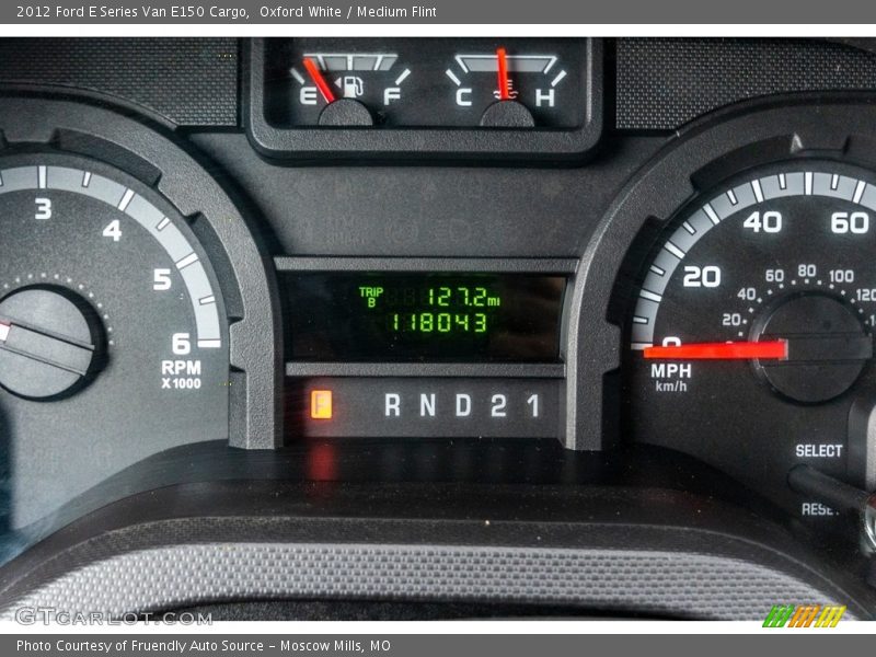 Oxford White / Medium Flint 2012 Ford E Series Van E150 Cargo