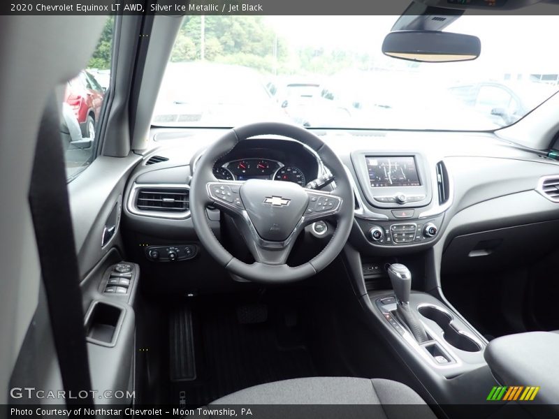 Silver Ice Metallic / Jet Black 2020 Chevrolet Equinox LT AWD
