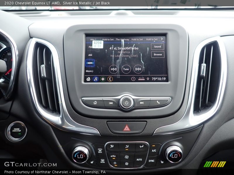 Silver Ice Metallic / Jet Black 2020 Chevrolet Equinox LT AWD