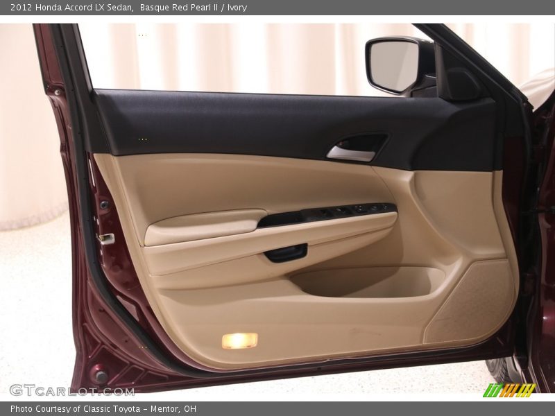 Basque Red Pearl II / Ivory 2012 Honda Accord LX Sedan