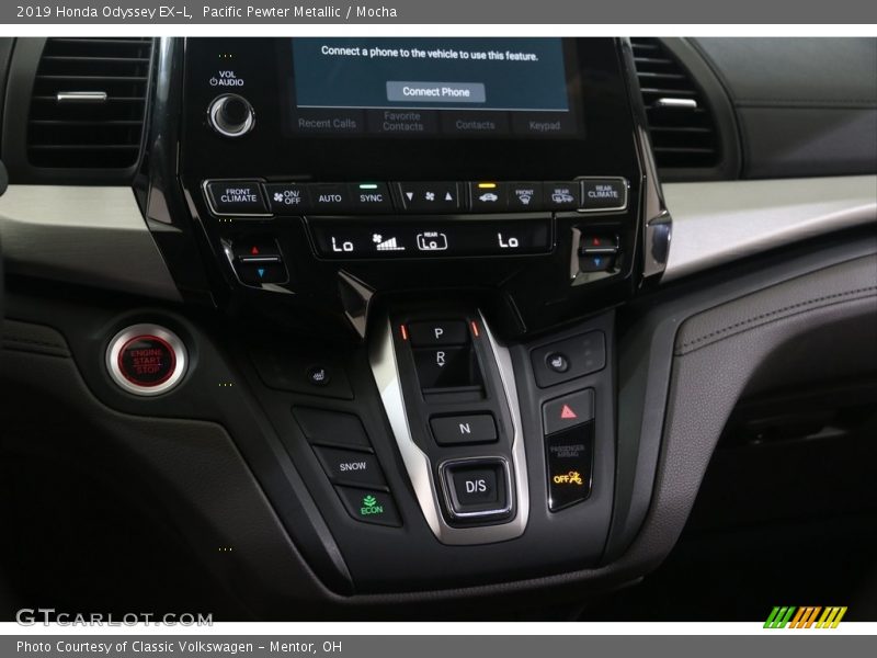 Pacific Pewter Metallic / Mocha 2019 Honda Odyssey EX-L