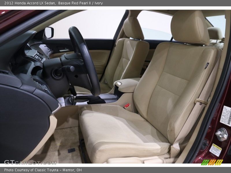 Basque Red Pearl II / Ivory 2012 Honda Accord LX Sedan