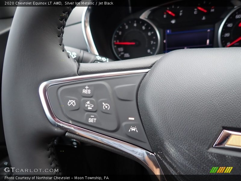 Silver Ice Metallic / Jet Black 2020 Chevrolet Equinox LT AWD
