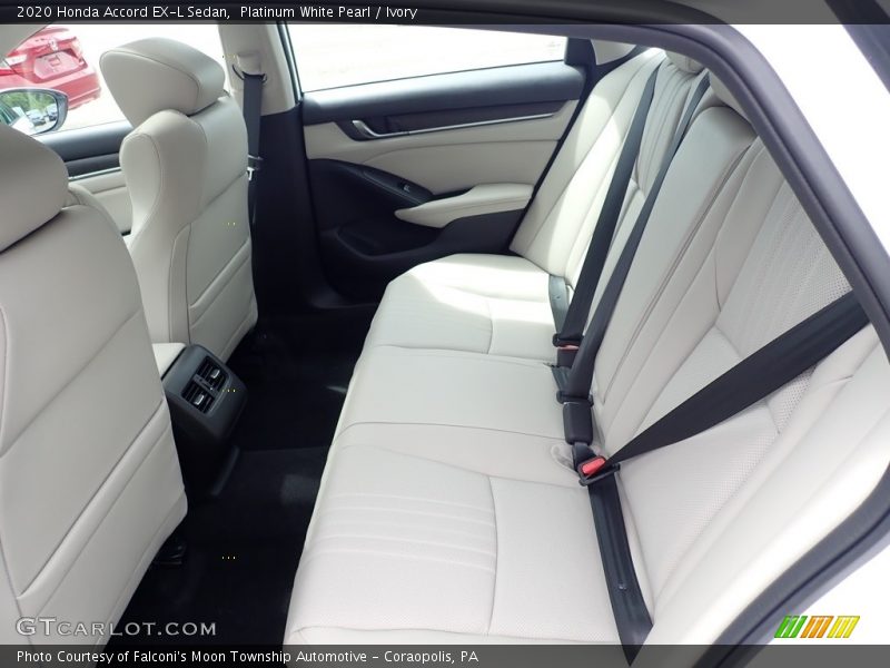 Rear Seat of 2020 Accord EX-L Sedan