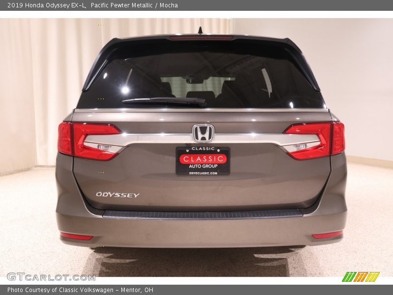 Pacific Pewter Metallic / Mocha 2019 Honda Odyssey EX-L