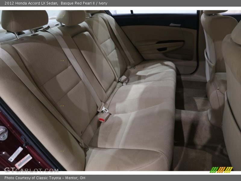 Basque Red Pearl II / Ivory 2012 Honda Accord LX Sedan