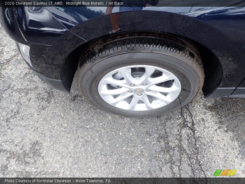 Midnight Blue Metallic / Jet Black 2020 Chevrolet Equinox LT AWD