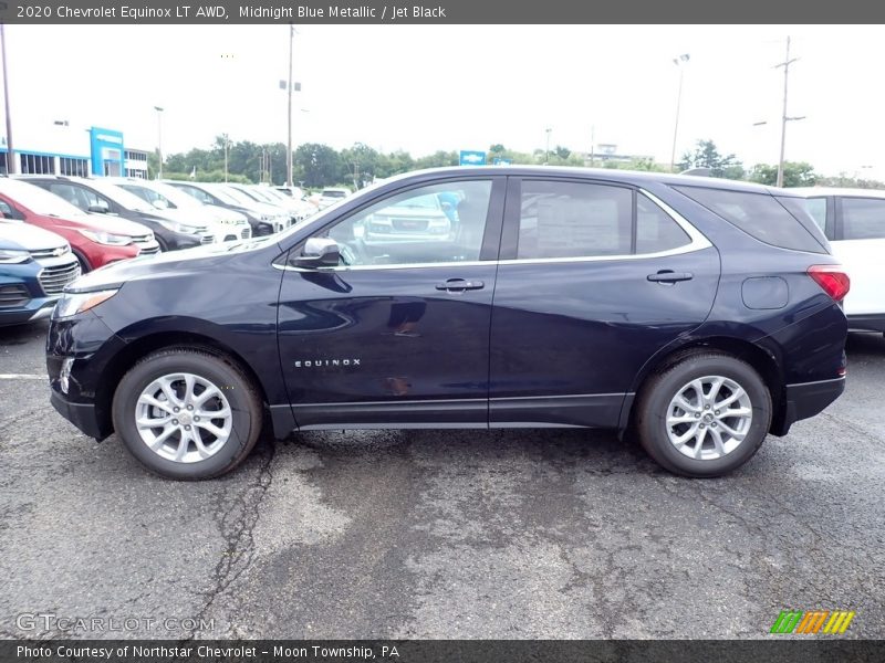 Midnight Blue Metallic / Jet Black 2020 Chevrolet Equinox LT AWD