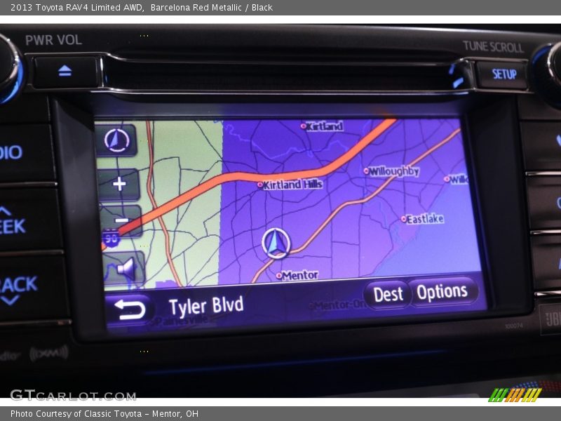 Barcelona Red Metallic / Black 2013 Toyota RAV4 Limited AWD