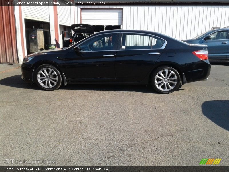 Crystal Black Pearl / Black 2014 Honda Accord Sport Sedan