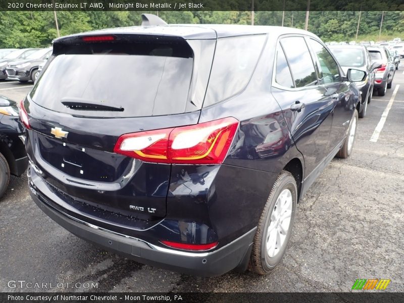 Midnight Blue Metallic / Jet Black 2020 Chevrolet Equinox LT AWD