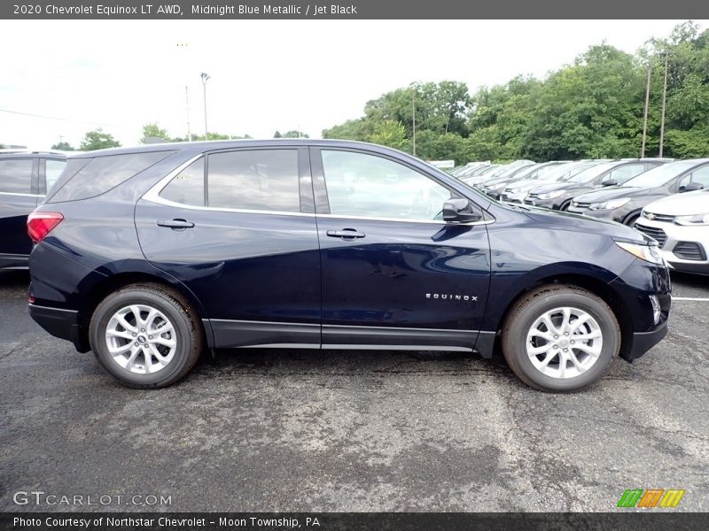 Midnight Blue Metallic / Jet Black 2020 Chevrolet Equinox LT AWD
