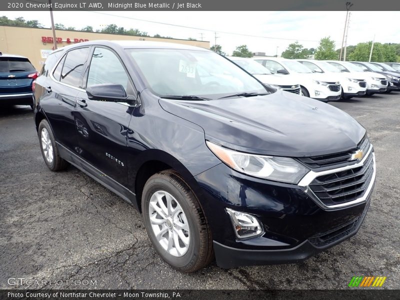 Midnight Blue Metallic / Jet Black 2020 Chevrolet Equinox LT AWD