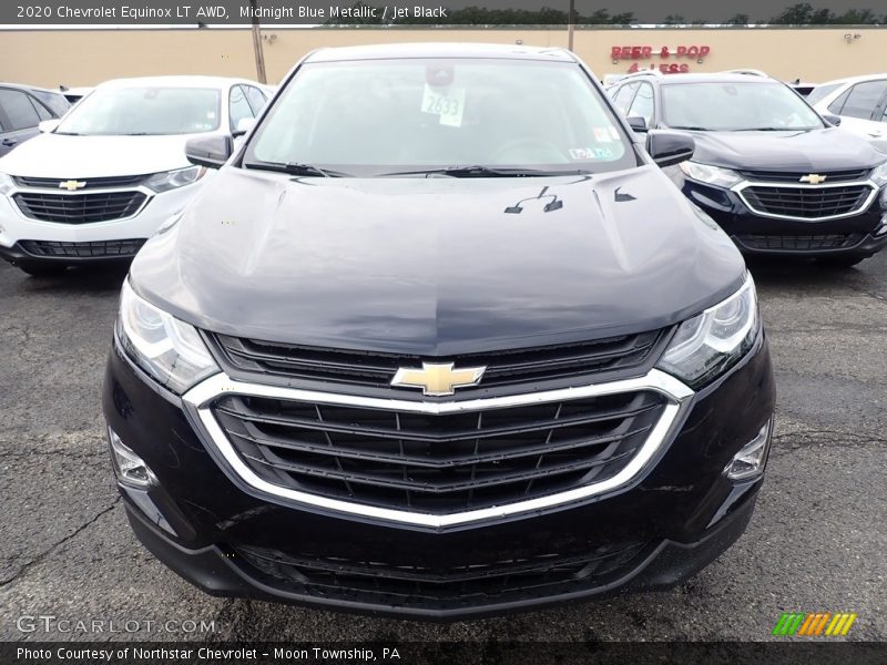 Midnight Blue Metallic / Jet Black 2020 Chevrolet Equinox LT AWD