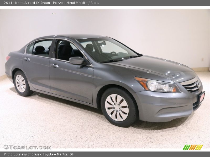 Polished Metal Metallic / Black 2011 Honda Accord LX Sedan
