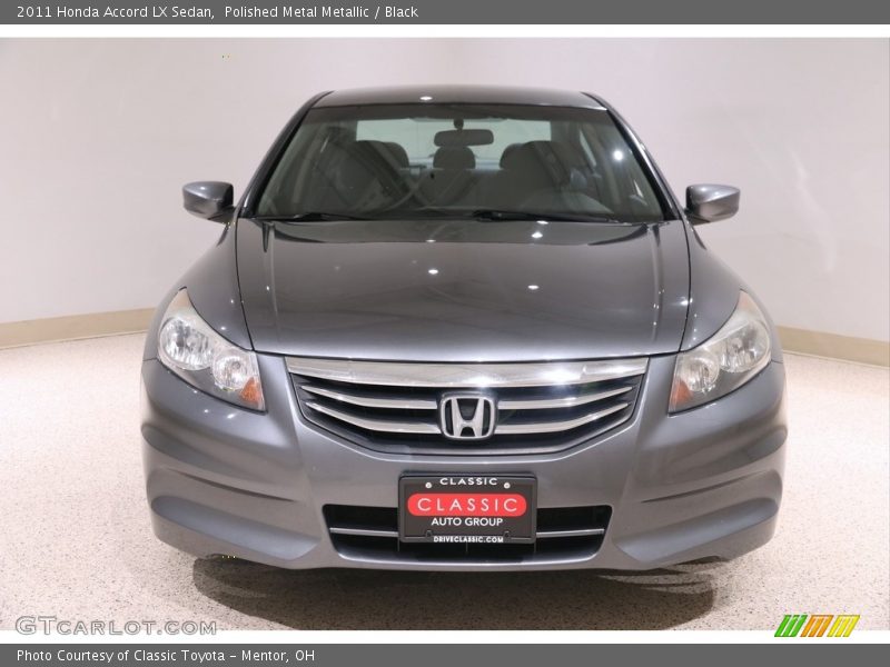 Polished Metal Metallic / Black 2011 Honda Accord LX Sedan