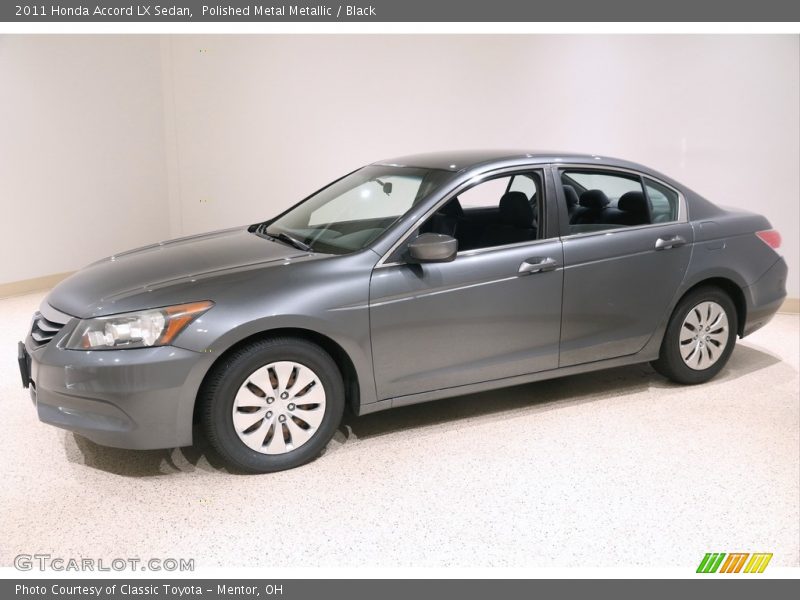 Polished Metal Metallic / Black 2011 Honda Accord LX Sedan