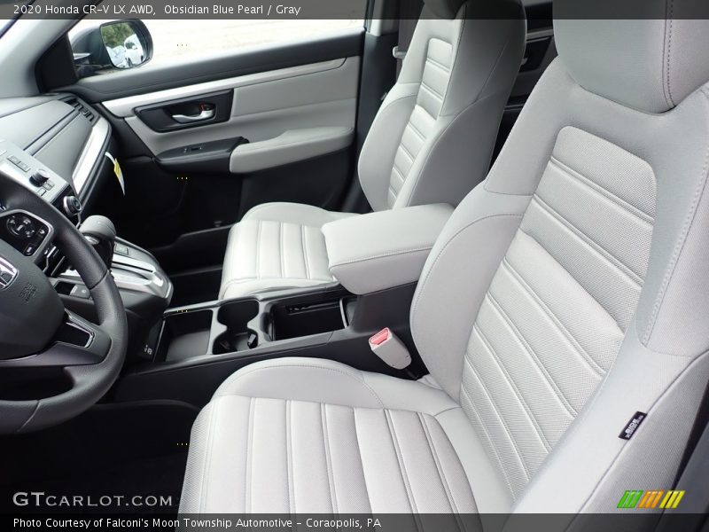 Obsidian Blue Pearl / Gray 2020 Honda CR-V LX AWD