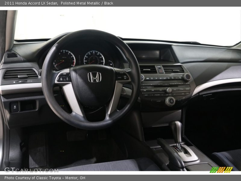 Polished Metal Metallic / Black 2011 Honda Accord LX Sedan