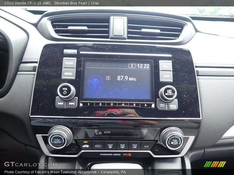 Obsidian Blue Pearl / Gray 2020 Honda CR-V LX AWD