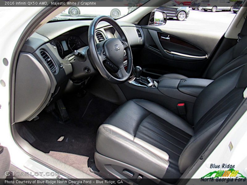 Front Seat of 2016 QX50 AWD