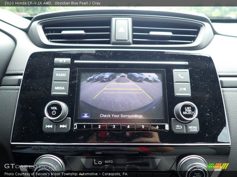 Obsidian Blue Pearl / Gray 2020 Honda CR-V LX AWD