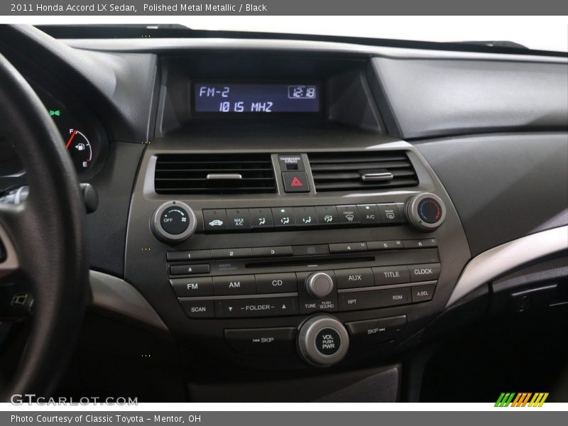 Polished Metal Metallic / Black 2011 Honda Accord LX Sedan