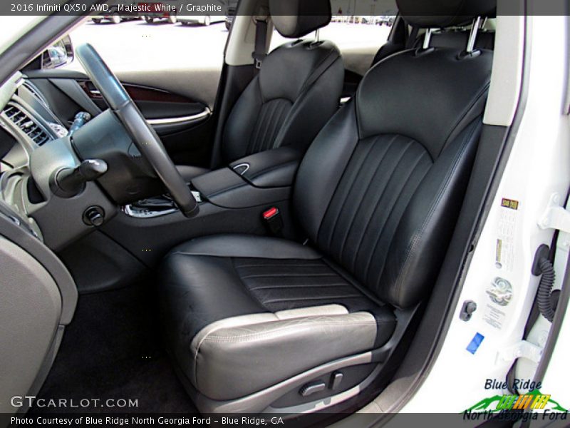  2016 QX50 AWD Graphite Interior