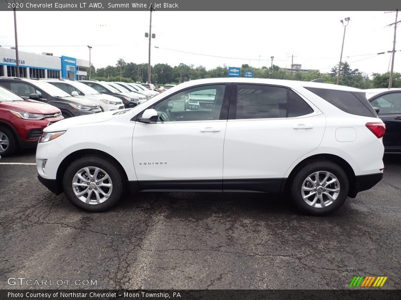 Summit White / Jet Black 2020 Chevrolet Equinox LT AWD