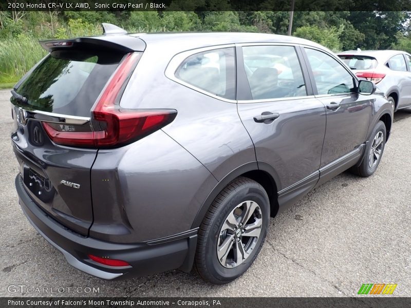 Sonic Gray Pearl / Black 2020 Honda CR-V LX AWD