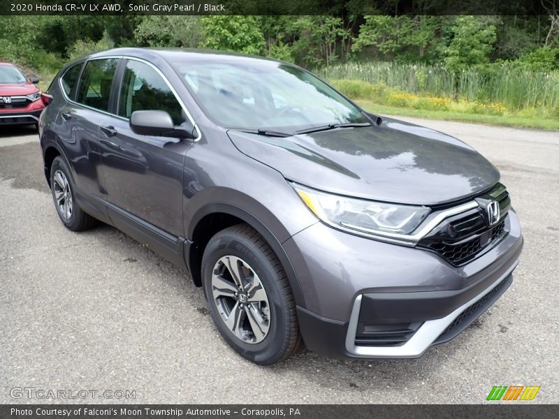 Sonic Gray Pearl / Black 2020 Honda CR-V LX AWD