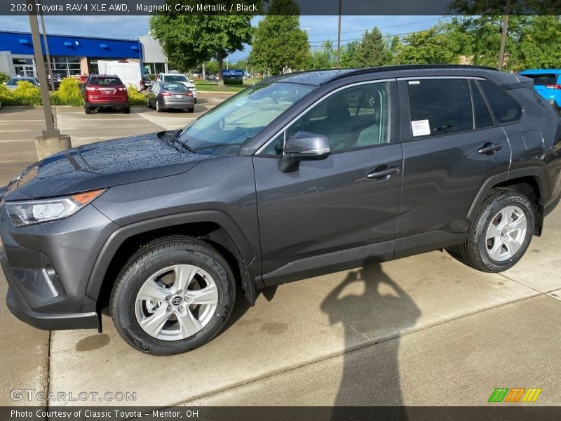 Magnetic Gray Metallic / Black 2020 Toyota RAV4 XLE AWD