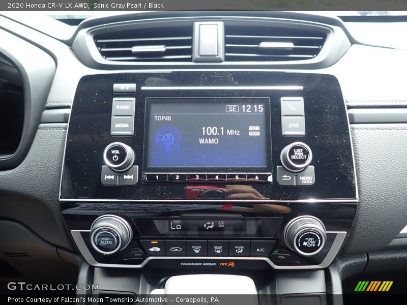 Sonic Gray Pearl / Black 2020 Honda CR-V LX AWD