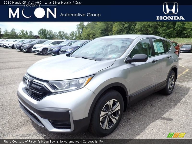 Lunar Silver Metallic / Gray 2020 Honda CR-V LX AWD