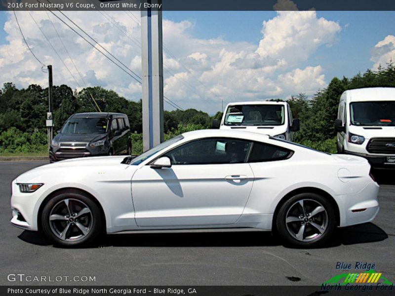 Oxford White / Ebony 2016 Ford Mustang V6 Coupe