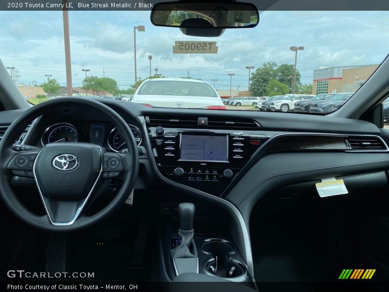 Blue Streak Metallic / Black 2020 Toyota Camry LE